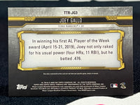 2020 Topps Triple Threads Joey Gallo #TTR-JG3 Memorabilia