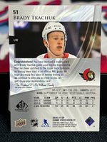 2020-21 Upper Deck SP Game Used Brady Tkachuk #51 Patch
