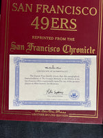 The Greatest Moments in San Francisco 49ers History Limited Edition Signed by Joe Montana