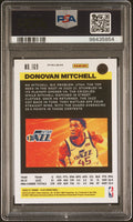 2020 Panini Flux Donovan Mitchell Silver Mojo PSA 10