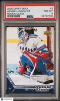 2005 Upper Deck Rookie Class Henrik Lundqvist Rookie Class PSA 8