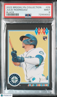 2022 Topps Brooklyn Collection Julio Rodriguez Black /75 PSA 9