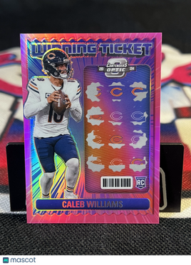 2024 Panini Contenders Optic Winning Ticket Caleb Williams 69/75 Rookie RC