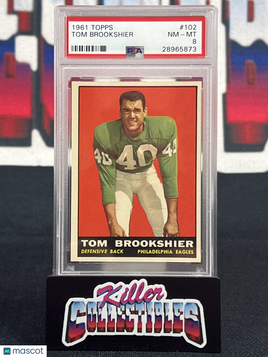 1961 Topps Tom Brookshier #102 PSA 8