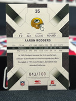 2009 Donruss Threads Aaron Rodgers /100