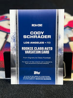 2024 Topps Signature Class Football Cody Schrader Rookie 06/10