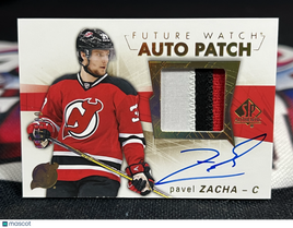 2016-17 Upper Deck SP Authentic Pavel Zacha Future Watch Auto Patch  /100