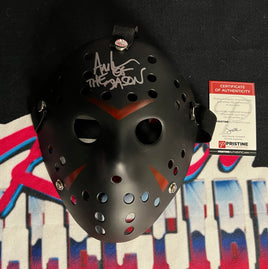 Ari Lehman Signed Friday the 13th Black Jason Mask