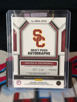 2023 Panini Prizm Draft Picks Autographs Onyeka Okongwu Sticker 3/149