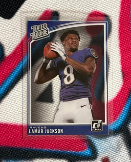 2022 Panini Donruss Clearly Lamar Jackson Rated Rookie