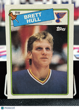 1988 Topps Hockey Brett Hull #66 Rookie