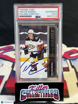 2021-22 Upper Deck Series 1 Trevor Zegras Rookie PSA