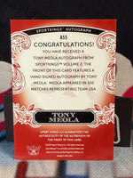 2020 Sportkings Autograph Tony Meola 15/50