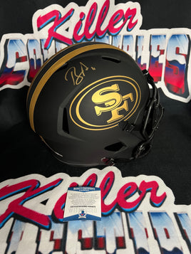 Brandon Aiyuk Signed Replica Eclipse Helmet