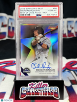 2015 Bowman's Best Autographs Brendan Rodgers Best Of 2015 Refractor PSA 10