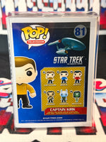 William Shatner signed Captain Kirk #81 Funko Pop
