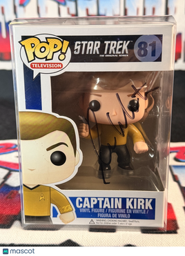 William Shatner signed Captain Kirk #81 Funko Pop
