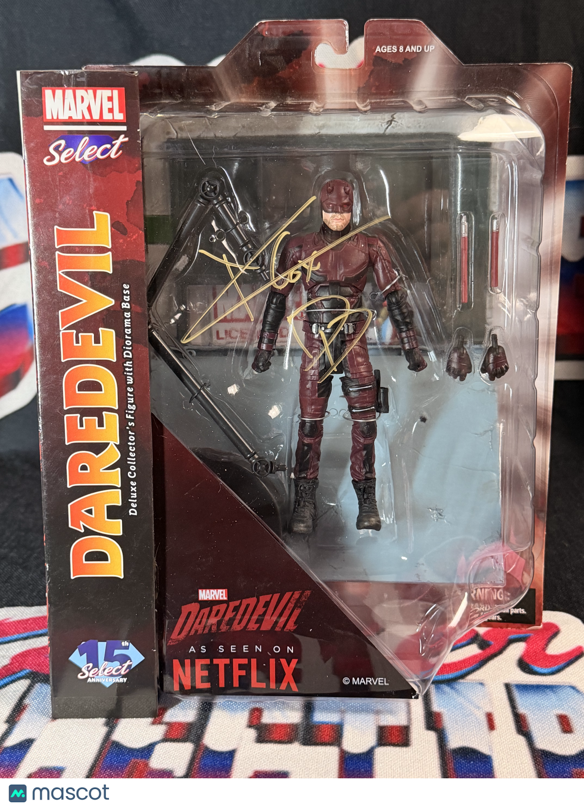 チャーリー・コックス　直筆サイン　デアデビル　マーベル Charlie Cox signed Marvel Select Daredevil| Killer Collectibles