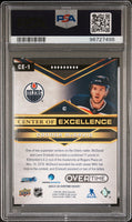 2020 UD Overtime Center Of Excellence Connor McDavid Red Rainbow /25 PSA 9