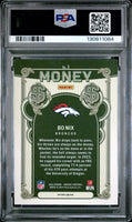 2024 Panini Mosaic Money Bo Nix Silver Prizm Case Hit PSA 9