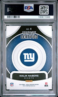 2024 Panini Totally Certified On Target Malik Nabers Rookie PSA 10