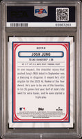 2023 Bowman Mega Box Chrome Roy Favorites Josh Jung Rookie PSA 9