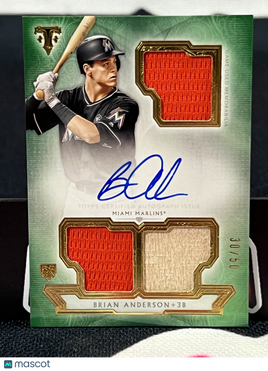 2018 Topps Triple Threads Brian Anderson #RFPAR-BA Memorabilia