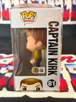 William Shatner signed Captain Kirk #81 Funko Pop