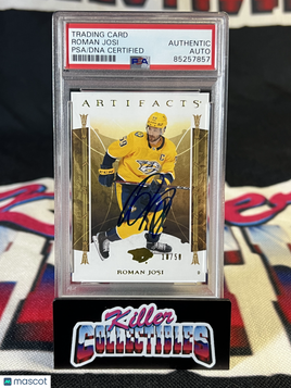 2022-23 Artifacts Hockey Roman Josi 10/50 PSA A