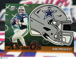 2023 Panini Contenders Optic Dak Prescott X’s and O’s Orange Prizm /50