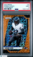 2024 Panini Prizm Derrick Henry Orange Lazer PSA 9