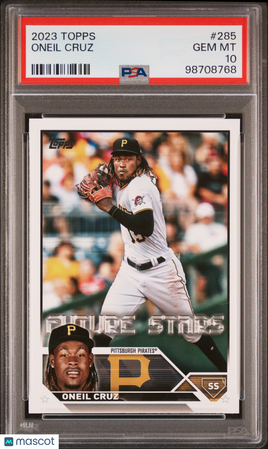 2023 Topps Oneil Cruz Future Stars PSA 10