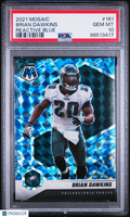 2021 Panini Mosaic Brian Dawkins Reactive Blue PSA 10