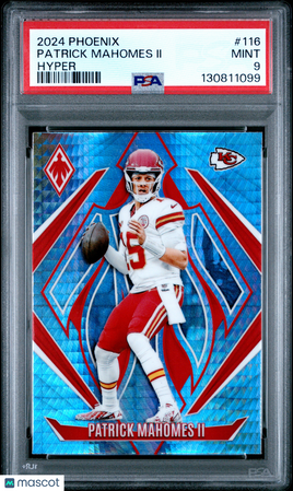 2024 Panini Phoenix Patrick Mahomes II Hyper PSA 9