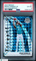 2024 Panini Mosaic Elevate Brian Thomas JR. Rookie PSA 6