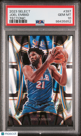 2023 Panini Select Joel Embiid Tectonic PSA 10