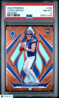 2024 Panini Phoenix JJ Mccarthy Orange Rookie PSA 8