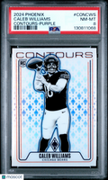 2024 Panini Phoenix Contours Caleb Williams Purple PSA 8