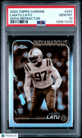2024 Topps Chrome Laiatu Latu Sepia Refractor Rookie PSA 10