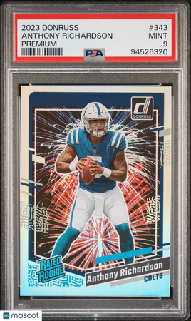 2023 Panini Donruss Anthony Richardson Rated Rookie Premium PSA 9