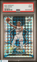 2021 Panini Mosaic Tre Mann Rookie PSA 9