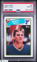 1988 Topps Brett Hull Rookie PSA 8