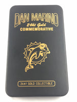 Dan Marino Authentic Images. 24kt gold