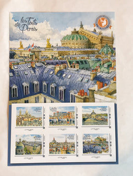 Toits de Paris Opera. €6.25 MNH 2019 (local postage) souvenir sheet