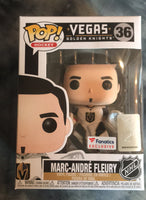 VGK Marc-Andre Fleury POP Fanatics Exclusive with protector
