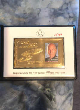 1994 Star Trek St. Vincent & Grenadines First Day Cover.