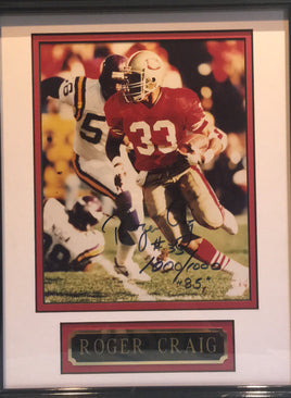 Roger Craig 49ers. 1985  1000 yds rushing, 1000 receiving.