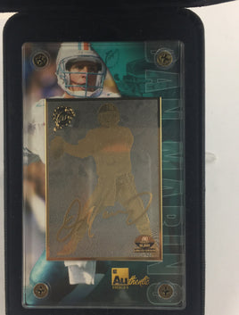 Dan Marino Authentic Images. 24kt gold