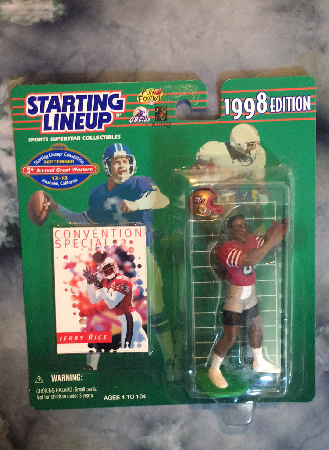 Starting Lineup JERRY RICE 1998 San Francisco 49ers football sports mo –  ActionFiguresandComics