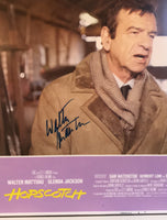 Hopscotch Movie Poster autographed by Walter Matthau authenticated by JSA.